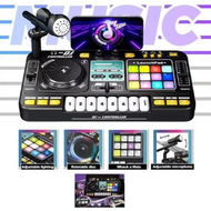 Detailed information about the product DJ Controller Party Lights Mixer Musical Toy Instruments Microphone Kids Entertainment Multifunctional Education Portable Fun