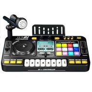 Detailed information about the product DJ Mixer Toys for Kids, Electronic Musical DJ Toys with Lights and Songs, Sound Effects with Microphone, Birthday Gifts for Boys Girls, Black