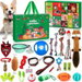 Dog Advent Calendar 2026, 24 Days Christmas Dog Toys & Accessories, Interactive Pet Chew Rope Ball Bowl Collar Sock Gift Set for Puppies. Available at Crazy Sales for $34.99