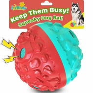 Detailed information about the product Dog Ball for Aggressive Chewers,Interactive Dog Toy Balls Fun Squeaky Sound to Keep Them Busy,Rubber Pet Chew Toys,As Seen on TV