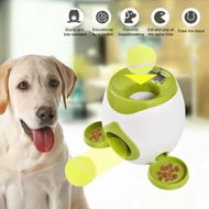 Detailed information about the product Dog Ball Launcher Dog Food Tenni Ball Machine,Dog Puzzle Feeder Dispenser,Dog Training Treats Interactive Feeder Balls Smart Puzzle Toy Color Green