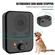 Detailed information about the product Dog Barking Trainer Device,Auto Anti Barking Device,with 3 Adjustable Level,Smart Detect Dog Barking up to 10M Range Safe