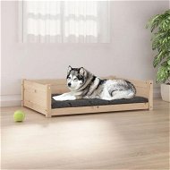 Detailed information about the product Dog Bed 105.5x75.5x28 cm Solid Pine Wood