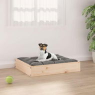 Detailed information about the product Dog Bed 51.5x44x9 cm Solid Wood Pine