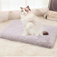 Detailed information about the product Dog Bed Mat,crate Pet Bed Mat Pad,Soft Plush Washable Dog Cage Bed,Anti Anxiety Comfortable Dog Cushion (XL-100X75CM cm), Grey