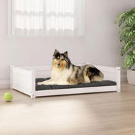 Detailed information about the product Dog Bed White 95.5x65.5x28 cm Solid Pine Wood