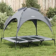 Detailed information about the product Dog Bed with Canopy Anthracite Oxford Fabric and Steel