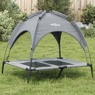 Detailed information about the product Dog Bed with Canopy Anthracite Oxford Fabric and Steel