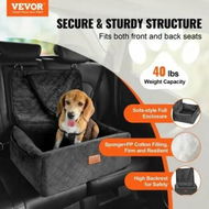 Detailed information about the product Dog Booster Car Seat Pet Car Seat for Small Medium Dog up to 18.1 kg Black