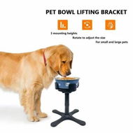 Detailed information about the product Dog Bowl Stand Adjustable Raised Feeder Small Medium Large Pets Feeding Comfort Durable