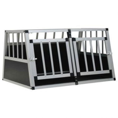 Dog Cage With Double Door 89x69x50 Cm