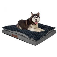 Detailed information about the product Dog Calming Bed Warm Soft Plush Comfy M Grey Medium