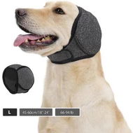 Detailed information about the product Dog Calming Hoodie Quiet Ear Cover for Noise Protection Anxiety Relief Ear Muffs, Head Circle Length: 45.7cm to 61cm, Grey, Large