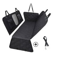 Detailed information about the product Dog Car Seat Cover for Back Seat, Waterproof and Nonslip Pet Car Seat Cover with Mesh Window for Cars Trucks and SUVs, Black