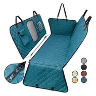 Detailed information about the product Dog Car Seat Cover for Back Seat, Waterproof and Nonslip Pet Car Seat Cover with Mesh Window for Cars Trucks and SUVs, Blue