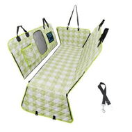 Detailed information about the product Dog Car Seat Cover for Back Seat, Waterproof and Nonslip Pet Car Seat Cover with Mesh Window for Cars Trucks and SUVs, Green