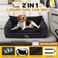 Detailed information about the product Dog Car Seat Protector Cat Bed Booster Large Pet Calming Washable Sofa Couch Cushion Camping Travel Basket Carrier Puppy Safety Belt 80x55x30cm