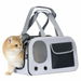 Dog Carrier Collapsible Pet Carrier with Sturdy Base,Roll-up Curtain and Large Storage Bag,Cat Bag for Medium Cats and Small Dogs. Available at Crazy Sales for $29.99