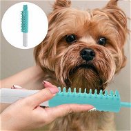 Detailed information about the product Dog Cat Brushes Comb Groom Massagers Massagers slicker brush self- cleaning slicker brush Massager Pets Hair AAA Battery Col.GREEN