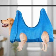Detailed information about the product Dog Cat Grooming Hammock Helper Pet Bathing Grooming Hammock Soft And Comfortable Bags For Bathing Washing Grooming Blue 1 Pack Size (S)