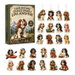 Dog Christmas Advent Calendar 2026, 24 Day Countdown Calendar Funny 2D Acrylic Dog Ornament for Christmas Holiday Tree Decor. Available at Crazy Sales for $14.95