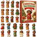 Dog Christmas Advent Calendar 2026, 24 Day Countdown Calendar Funny 2D Acrylic Dog Ornament for Christmas Holiday Tree Decor. Available at Crazy Sales for $14.95