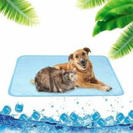 Detailed information about the product Dog Cooling Mat Washable Cool Pad For Dogs And Cats Breathable Pet Mats To Keep Cool In Summer Reusable Non-Slip Blanket For Dog Crate Playpen Kennel (100X70cm).