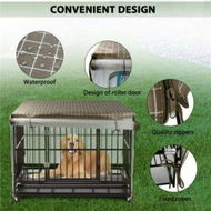 Detailed information about the product Dog Crate Cover Pet Kennel Cover Provided For Wire Crates Cage Heavy Duty Waterproof Windproof Pet Kennel Cover Indoor Outdoor Protection