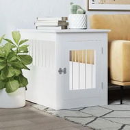 Detailed information about the product Dog Crate Furniture White 55x75x65 cm Engineered Wood