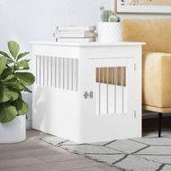 Detailed information about the product Dog Crate Furniture White 55x80x68 cm Engineered Wood