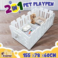 Detailed information about the product Dog Crate Pet Pen Cage Playpen Enclosure Puppy Kennel Outdoor Indoor Cat Exercise Whelping Box Plastic Portable White