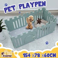 Detailed information about the product Dog Crate Pet Pen Cage Puppy Enclosure Playpen Exercise Indoor Outdoor Kennel Whelping Box Plastic Portable Green