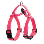 Detailed information about the product Dog Double-Lined Straps Harness Adjustable L NEON CAROL-PINK