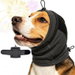 Dog Ear Wrap & Ear Muffs, Adjustable Breathable Noise Reduction Pet Ear Hood, Windproof Ear Cover for Fireworks, Thunderstorm & Outdoor Use (Grey,Size XL). Available at Crazy Sales for $19.99