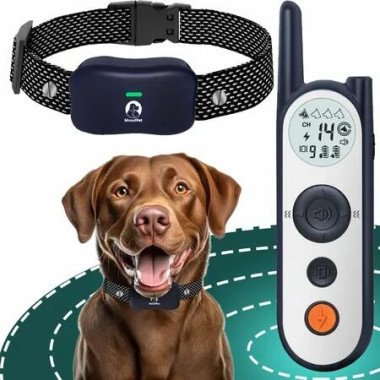 Dog Fence System Covers 1050m Wireless Fence Remote distance1800M Dog Collar Fence System Training Collar 3 Training Modes dogs Pets 1 Reciever