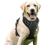 Detailed information about the product Dog HarnessNo-Pull Pet Harness With 2 Leash ClipsAdjustable Soft Padded Dog VestReflective Outdoor Pet Oxford Vest With Easy Control HandleLarge SizeBlack