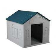 Detailed information about the product Dog Kennel Outdoor Indoor Pet Plastic L Blue