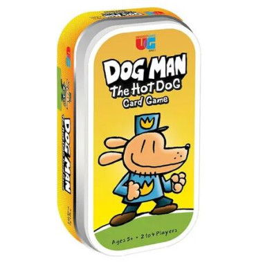 Dog Man Hot Dog Card Game In A Tin,The Fast And Frenzied Collection Game For Kids Featuring Art From The Dog Man Books By Dav Pilkey,For Players Ages 6+