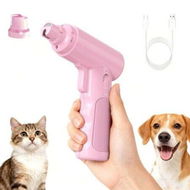 Detailed information about the product Dog Nail Grinder Electric Low Vibration Pet Nail Trimmer with 2 LED Lights Cordless 3 Speeds Paw Grooming for Small Medium Large Dogs Cats(Pink)