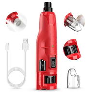 Detailed information about the product Dog Nail Grinder Quiet 45db 6Speed Pet Nail Trimmer 2 LED Lights Rechargeable Electric with Dust Cap