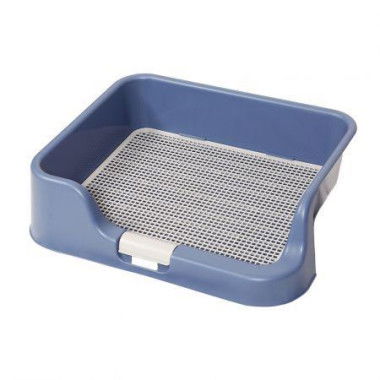 Dog Pet Potty Tray Training Toilet Raised Walls T1 Blue