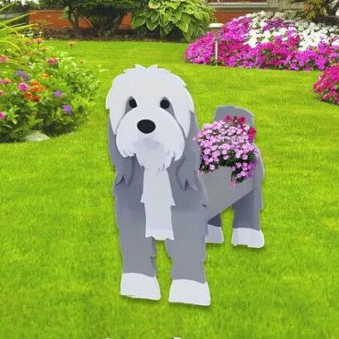 Dog Planter Plant Pots, Cute Dog Flower Planter Gifts for Pet Lovers, Unique Animal Plant Pots for Indoor Outdoor Garden Decor