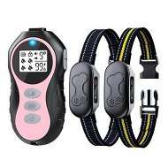Detailed information about the product Dog Shock Collar for 2 Dogs, Remote Control Dog Training Collar for Large, Medium and Small Dogs, Waterproof Rechargeable Electronic Collar with 4 Modes (Pink)