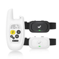 Detailed information about the product Dog Shock Collar for 2 Dogs Training Collar with Remote,Rechargeable E-Collar Waterproof Collars with Shock-Lock Keypad for Large Medium Small Dogs,White