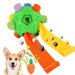Dog Snuffle Ball Interactive Puzzle Dog Toys Encourage Natural Foraging Skills Slow Feeder for Training with Squeaky Carrot Toy for Any Size. Available at Crazy Sales for $17.95