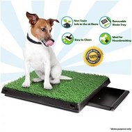 Detailed information about the product Dog Toilet Puppy Pad Trainer Indoor Pet Bathroom House Potty Training Pee Tray Large