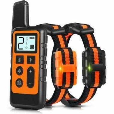 Dog Training Collar Waterproof Shock Collars For Dog With Remote Range 1640ft 3 Training ModesElectric Dog Collar For Small Medium Large Dogs