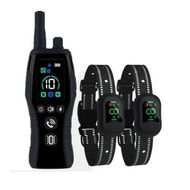 Detailed information about the product Dog Training Device Voice Electric Shock Collar Intercom 1500 Meters Long Remote Control Artifact Waterproof Anti-Barking Necklace for 2 Dogs