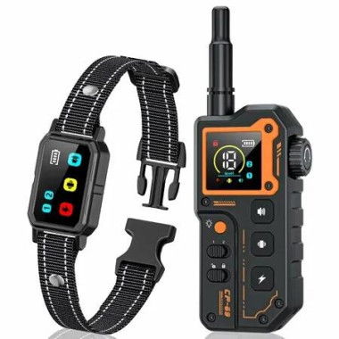 Dog Training Shock Collar with Remote IPX7 Waterproof Collar with Beep,Vibration for Large Medium Small Dogs,Keypad Lock and Flashing Light