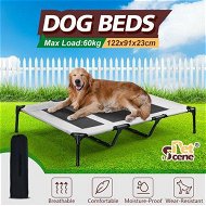 Detailed information about the product Dog Trampoline Bed Pet Sofa Cot Elevated Raised Extra Large Outdoor Camping Indoor Washable Portable Durable Grey XL